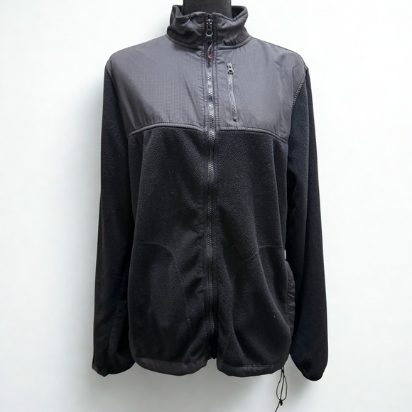 Aeropostale Other - Aeropostale Black Fleece Jacket Full Zip Pockets Size‎ S P